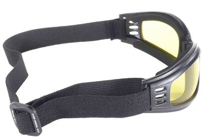 Nomad Goggle, Black Frame with Yellow Lens "45212"
