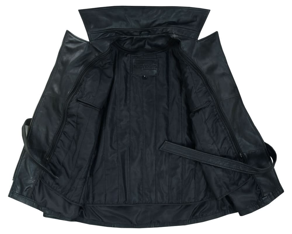 Women's fashion Leather "Dark Siren" Jacket Black