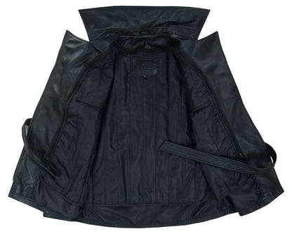 Women's fashion Leather "Dark Siren" Jacket Black