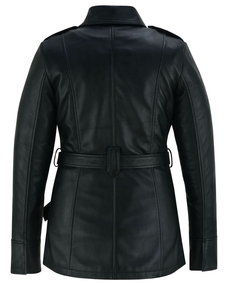 Women's fashion Leather "Dark Siren" Jacket Black
