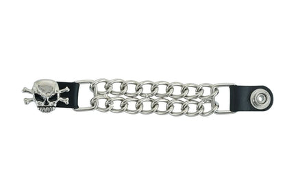 PKV147D Vest Extender - Skull W/Bones