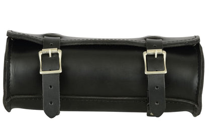 Premium Large Leather Round Tool Bag