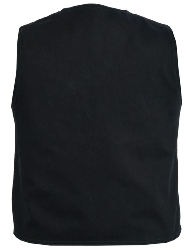 Kid's Denim Plain Side Vest