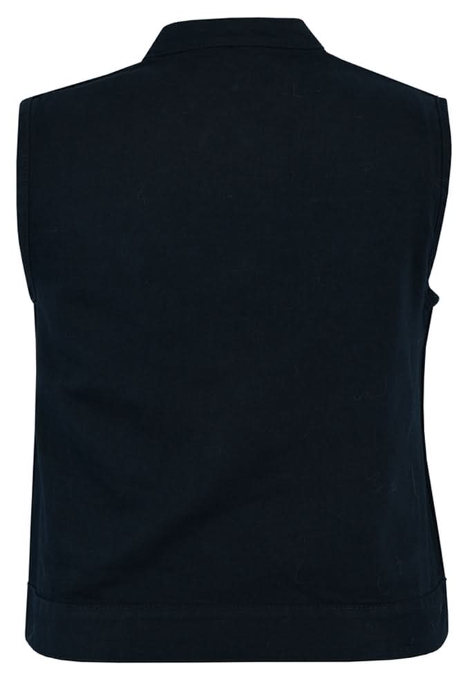 Women's Advance Construction Black Denim Vest