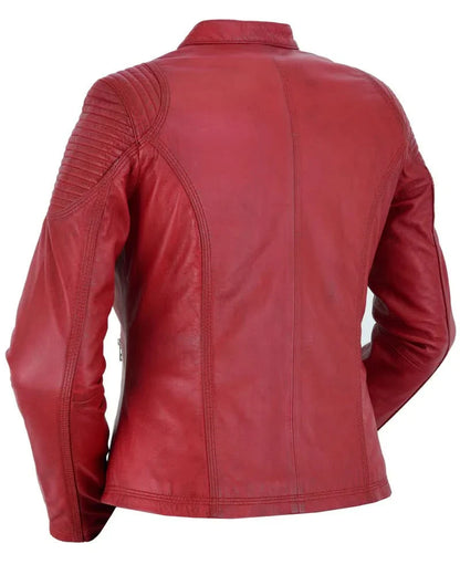Women's Fashion Leather Jacket "Cabernet"