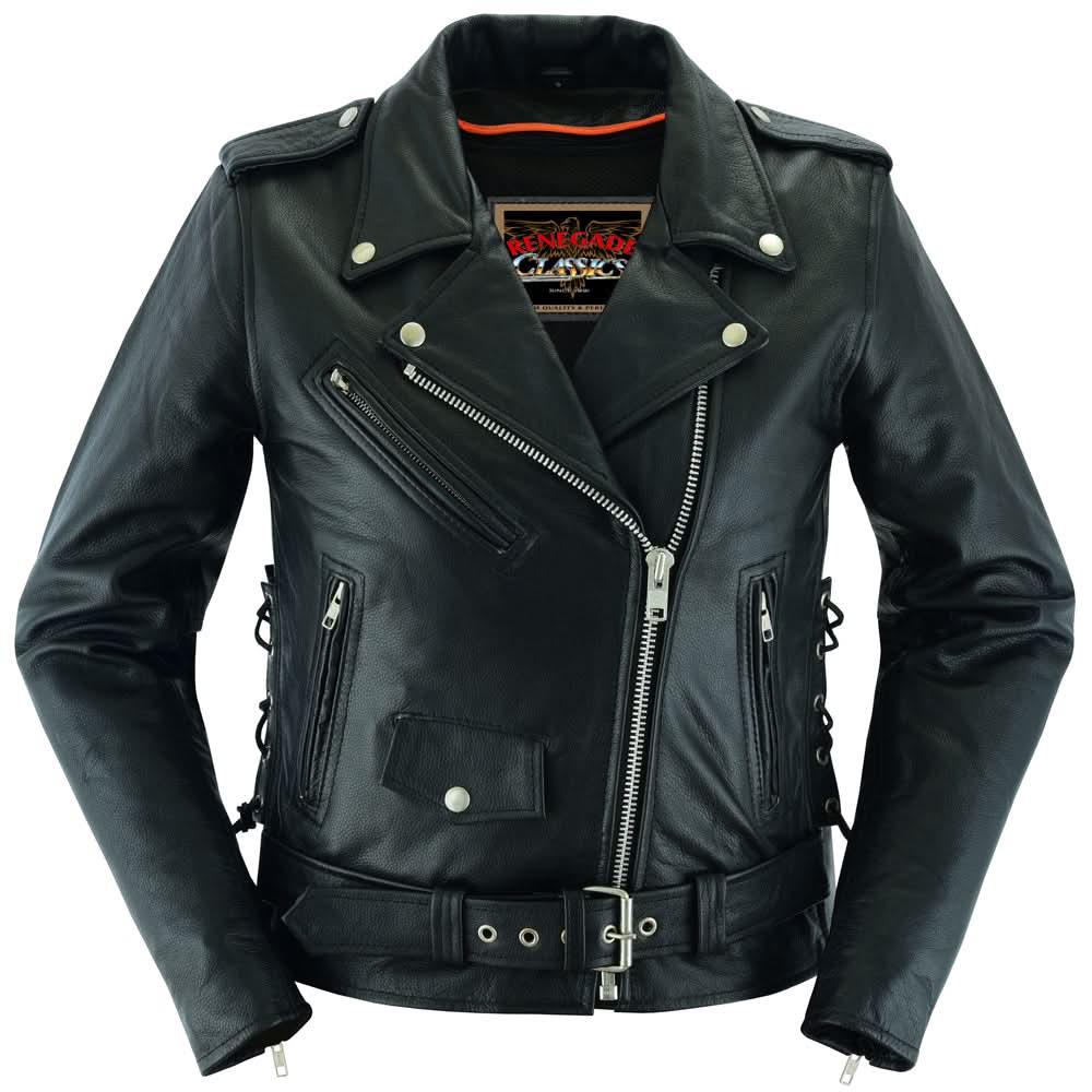 Women's Fashion Leather Motorcycle Jacket- SpeedMoto
