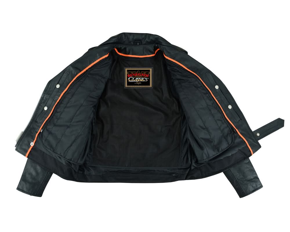 Women's Fashion Leather Motorcycle Jacket- SpeedMoto