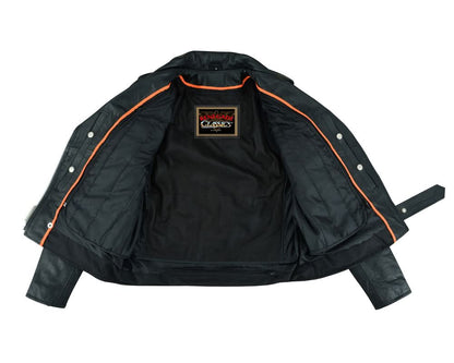 Women's Fashion Leather Motorcycle Jacket- SpeedMoto