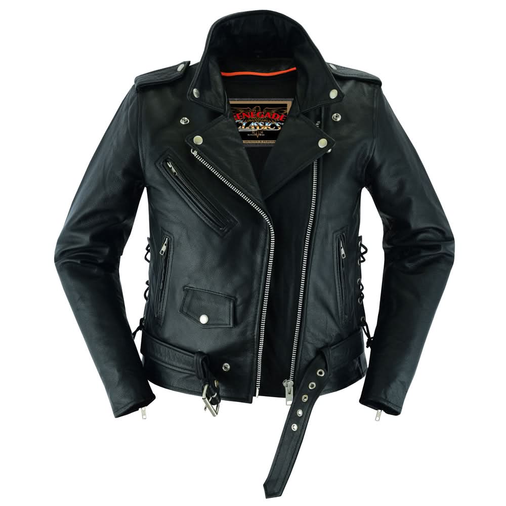 Women's Fashion Leather Motorcycle Jacket- SpeedMoto