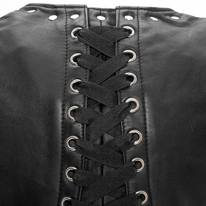 Women's "Empress" Motorcycle Leather Vest
