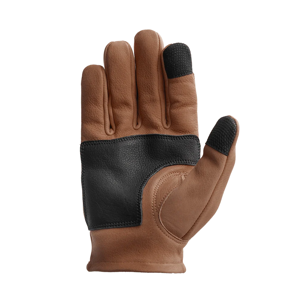 Men's Roper DBL Palm Motorcycle Leather Gloves
