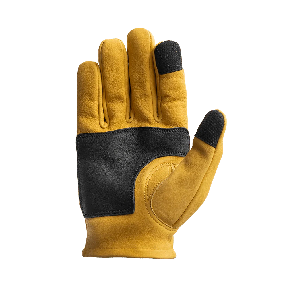 Men's Roper DBL Palm Motorcycle Leather Gloves