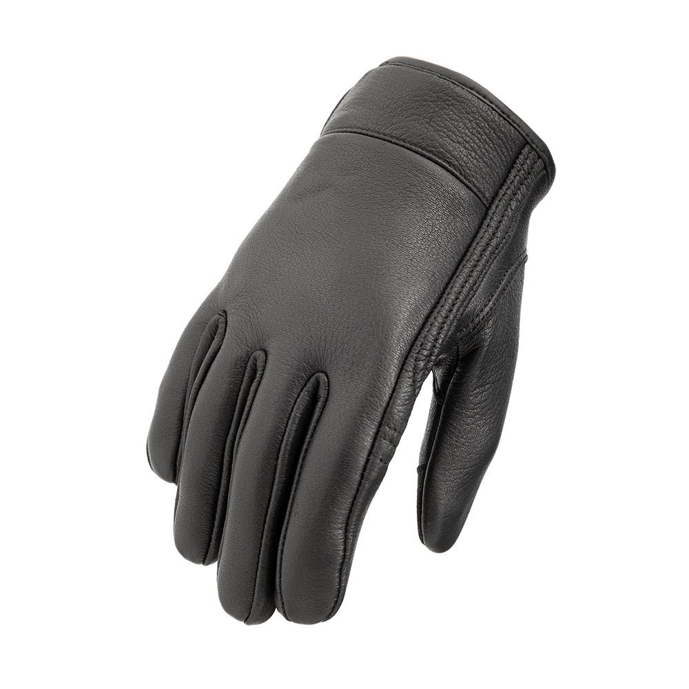 Men's "Rumble" Deer Skin Motorcycle Riding Gloves
