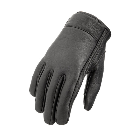 Men's "Rumble" Deer Skin Motorcycle Riding Gloves
