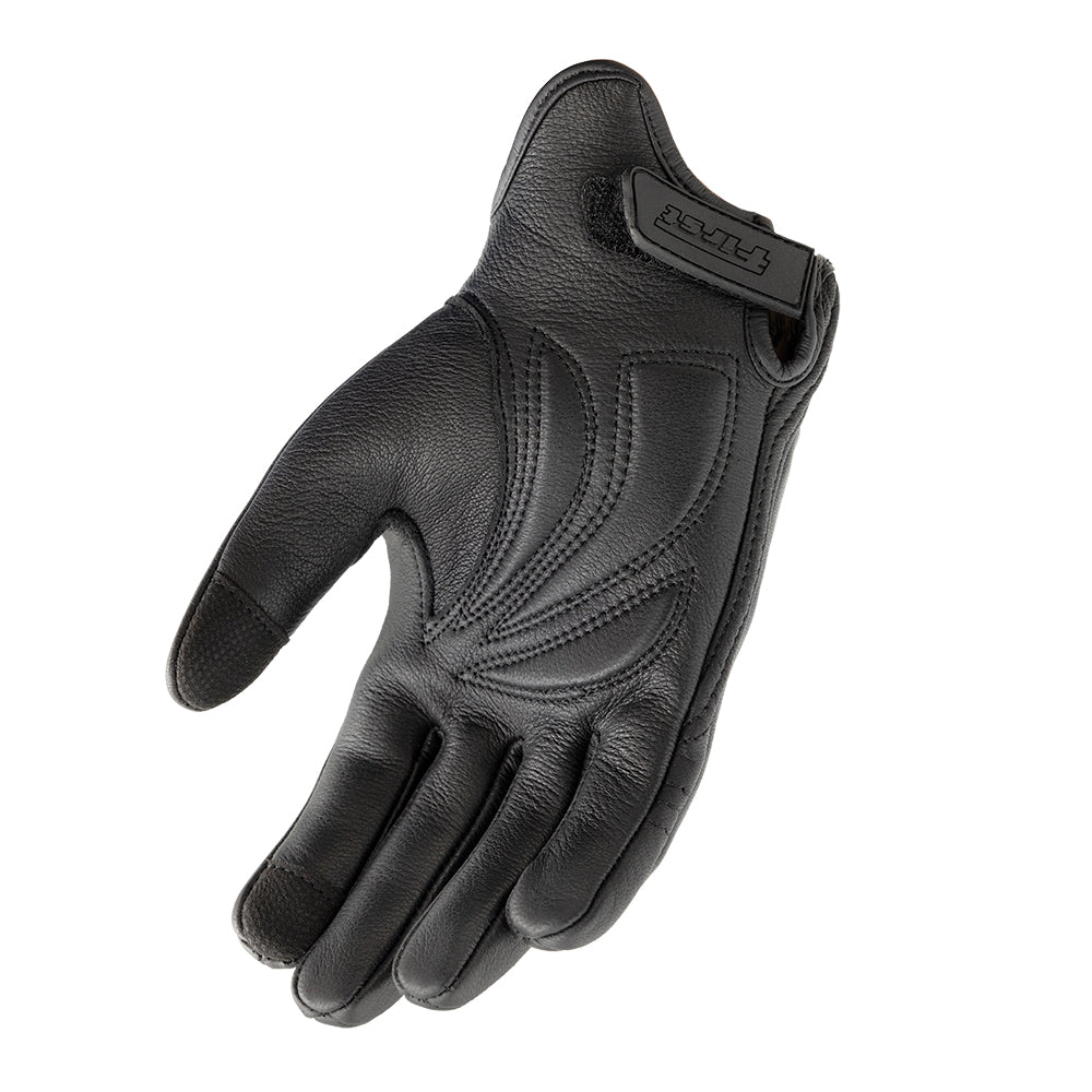 Men's "Rumble" Deer Skin Motorcycle Riding Gloves