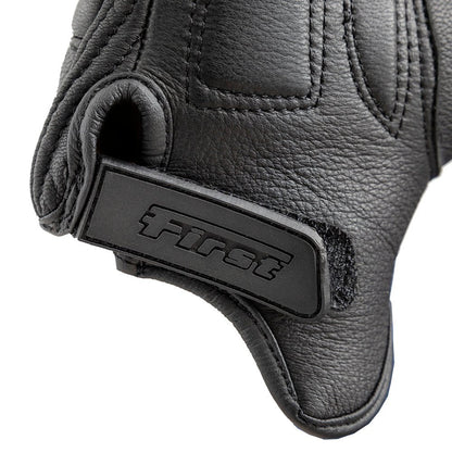 Men's "Rumble" Deer Skin Motorcycle Riding Gloves