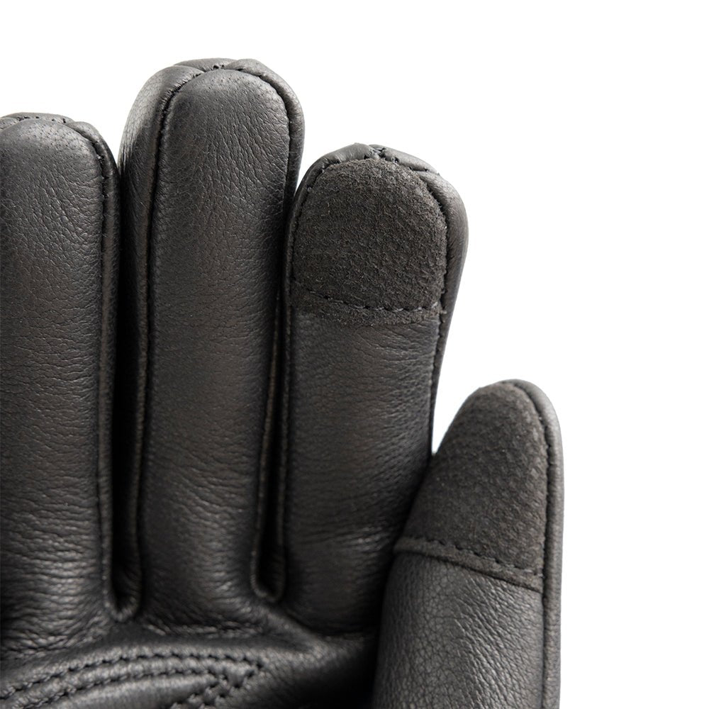 Men's "Rumble" Deer Skin Motorcycle Riding Gloves