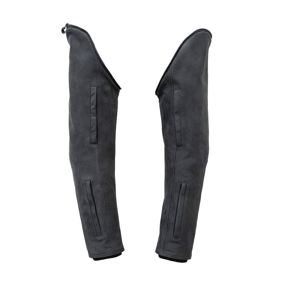 Women's Leather Motorcycle Club Style Riding Jacket- "RYBAK"