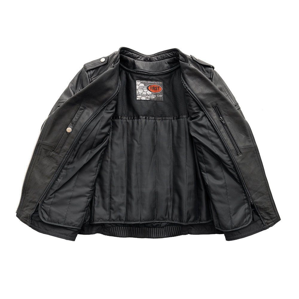 Women's Classic Motorcycle Leather Riding Jacket- "Tantrum"