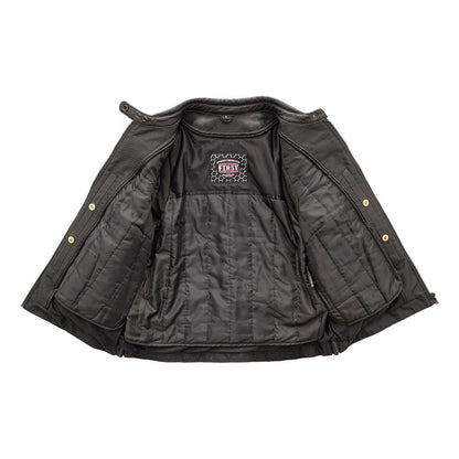 Women's Motorcycle Leather Jacket- "Targa"