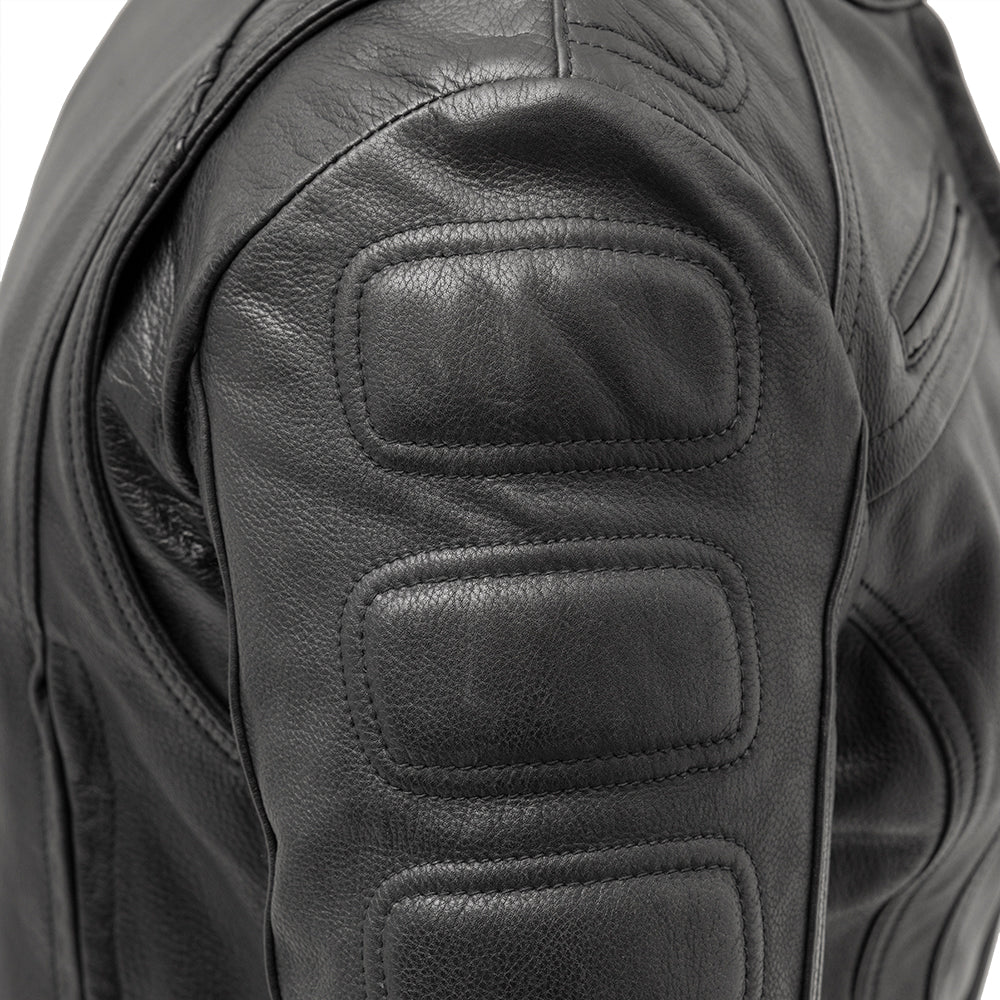 Women's Motorcycle Leather Jacket- "Targa"