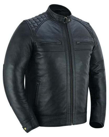 Men's Faux (Imitation) Leather Fashion Jacket