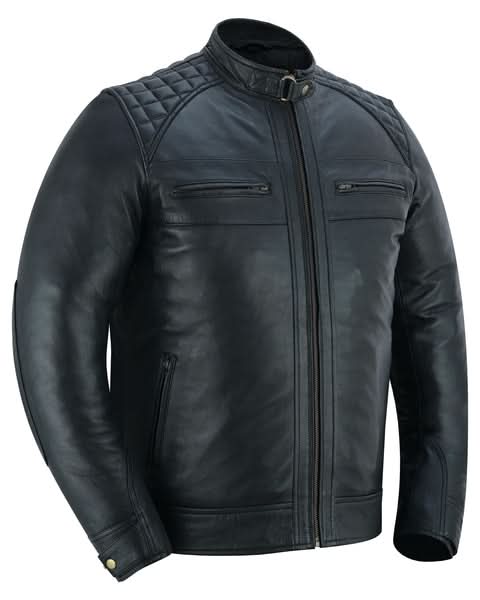 Men's Faux (Imitation) Leather Fashion Jacket