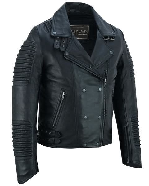 Women's Black Fashion Leather Jacket- Shadow Queen