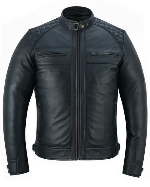 Men's Faux (Imitation) Leather Fashion Jacket