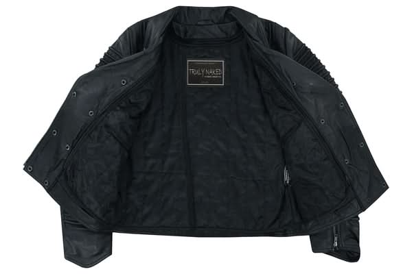 Women's Black Fashion Leather Jacket- Shadow Queen
