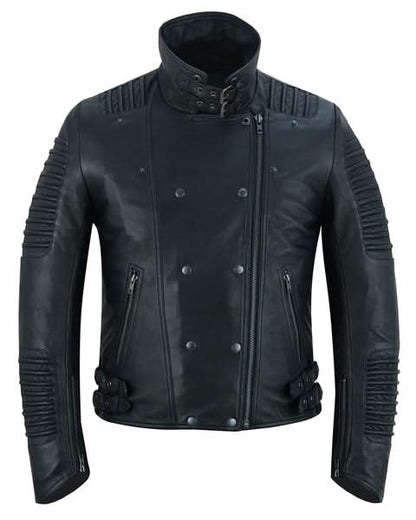 Women's Black Fashion Leather Jacket- Shadow Queen