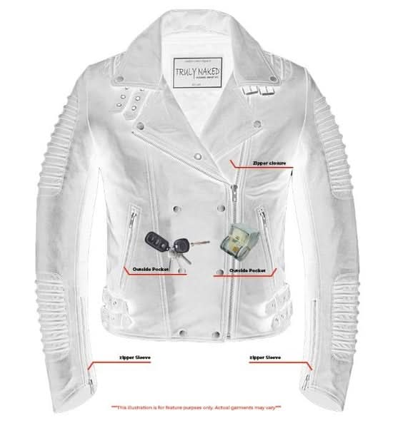 Women's Black Fashion Leather Jacket- Shadow Queen