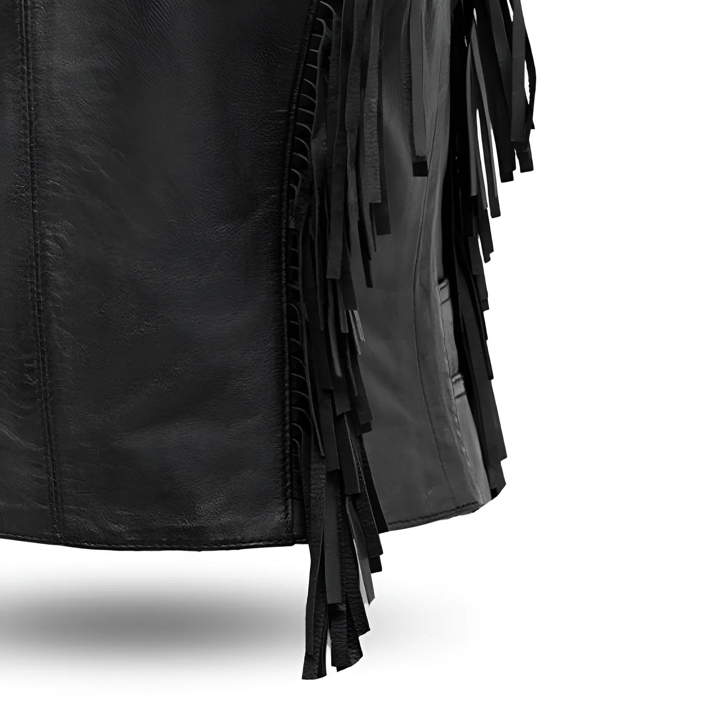 Women's "Apache" Leather Motorcycle Vest